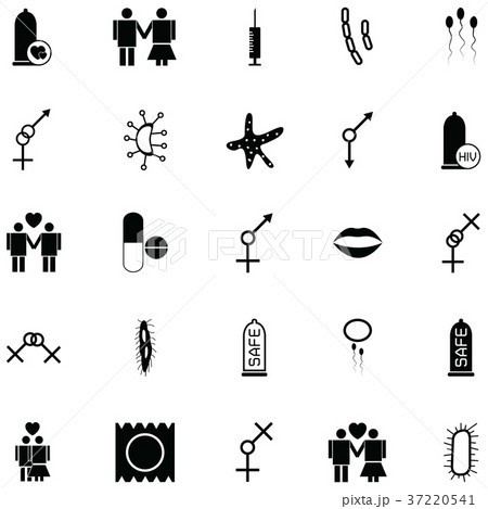 HIV icon set 37220541
