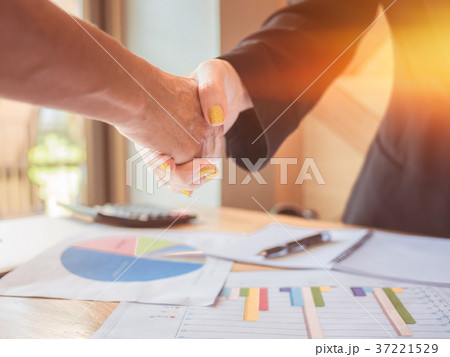 Successful meeting. Two Confident businessman Successful meeting. Two Confident businessman 37221529