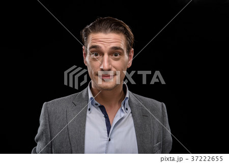 Stylish entrepreneur is expressing wonder 37222655