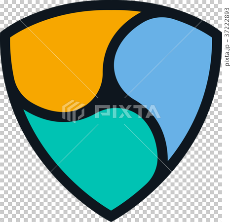 仮想通貨カラーアイコン/アルトコイン (ネム/Nem) 37222893
