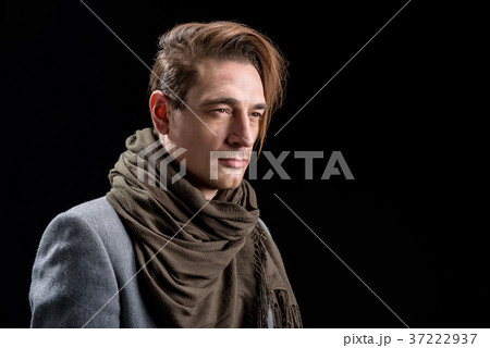 Stylish man is expressing pensivness 37222937