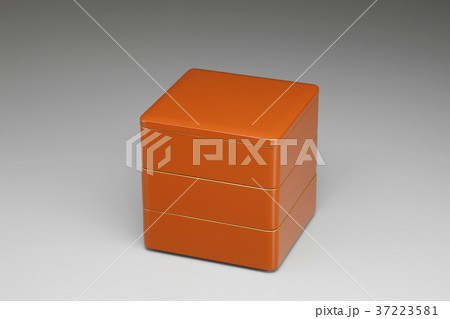 重箱 漆器 朱色 重箱 漆器 朱色 37223581
