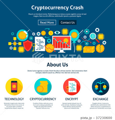 Cryptocurrency Crash Website Design 37230600