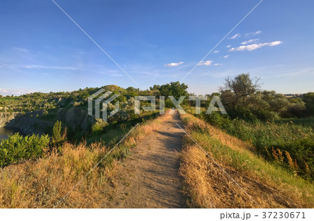 Path in the mountainous area Path in the mountainous area 37230671
