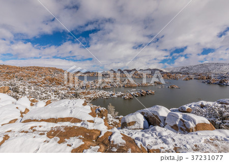 Watson Lake Prescott Arizona in Winter 37231077