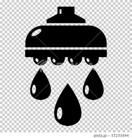 Shower head icon, simple black style Shower head icon, simple black style 37233844