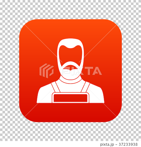 Blacksmith icon digital red 37233938