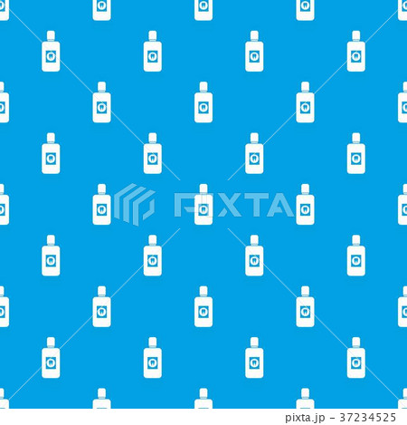 Bottle of mouthwash pattern seamless blue 37234525