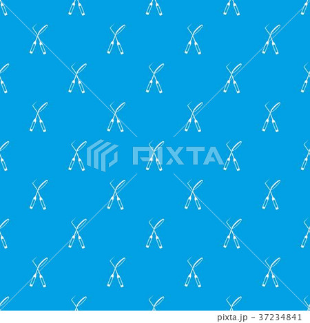 Tooth instruments for dental medicine pattern seamless blue 37234841