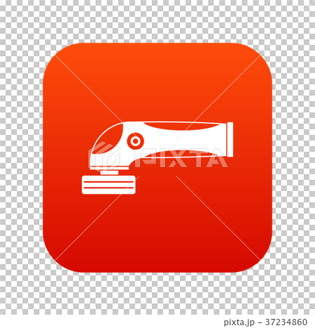 Grinder machine icon digital red Grinder machine icon digital red 37234860