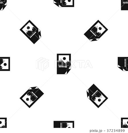 Tested ink paper with printer marks pattern seamless black Tested ink paper with printer marks pattern seamless black 37234899