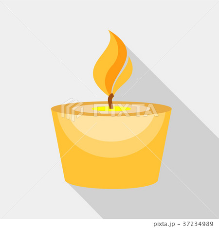 Candle icon, flat style Candle icon, flat style 37234989