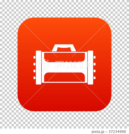 Welding machine icon digital red Welding machine icon digital red 37234998