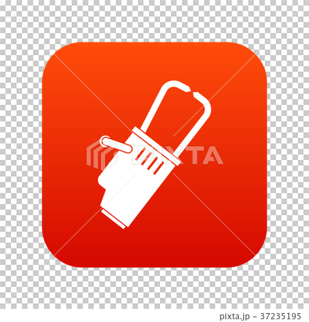 Welding equipment icon digital red Welding equipment icon digital red 37235195