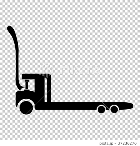 Construction trolley icon, simple black style Construction trolley icon, simple black style 37236270