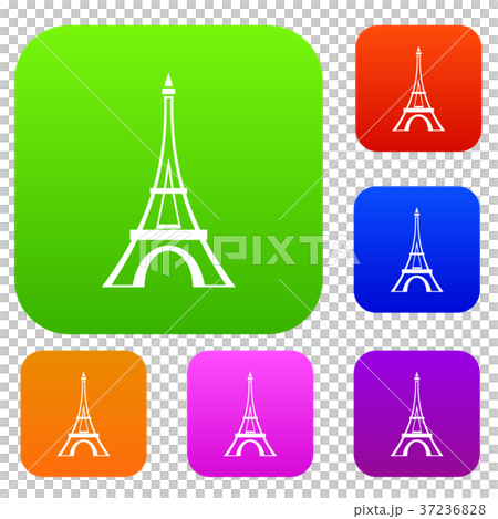 Eiffel tower set collection 37236828