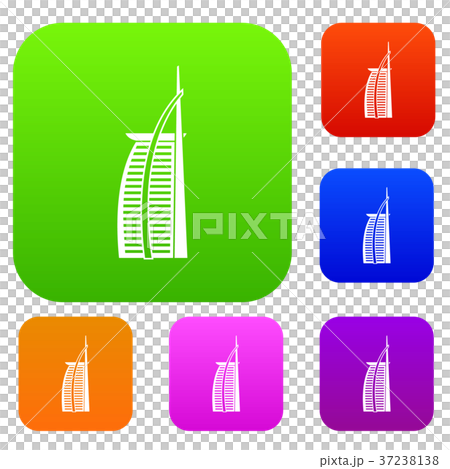 Hotel Burj Al Arab in United Arab Emirates set collection Hotel Burj Al Arab in United Arab Emirates set collection 37238138