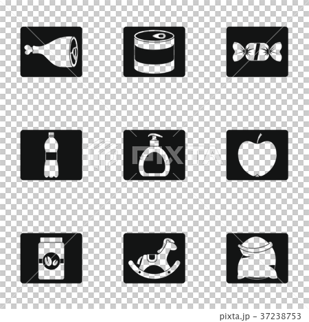 icons set, simple style icons set, simple style 37238753