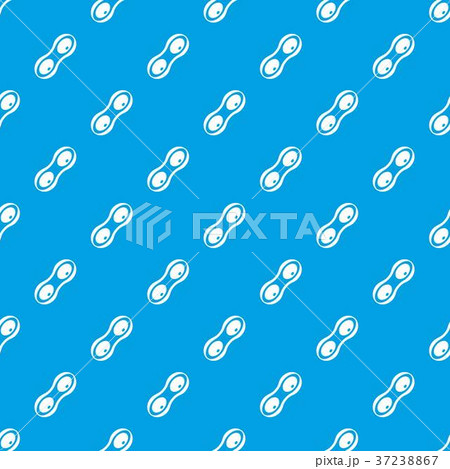 Peanut pods pattern seamless blue 37238867
