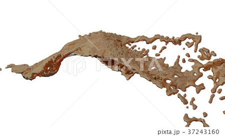 liquid gold flow fly in air. Shot of liquid metal liquid gold flow fly in air. Shot of liquid metal 37243160