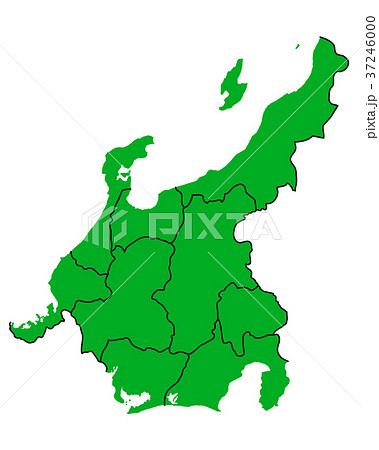 中部地方 地図 中部地方 地図 37246000