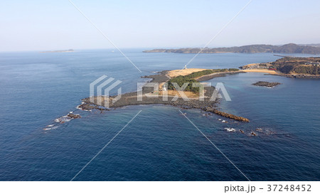 空撮 波戸岬(冬の玄界灘) 空撮 波戸岬(冬の玄界灘) 37248452