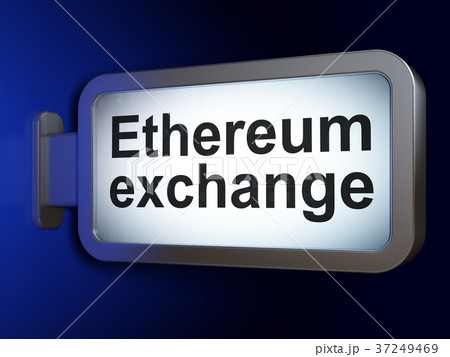 Cryptocurrency concept: Ethereum Exchange on 37249469