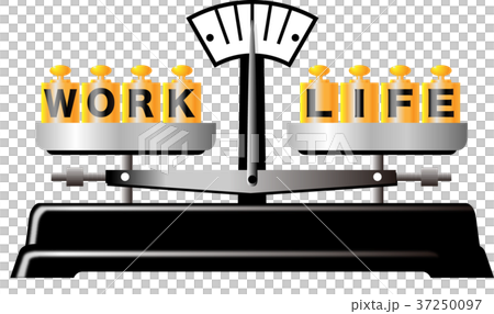 ワークライフバランスのイラスト素材