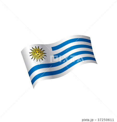 Uruguay flag, vector illustration 37250611