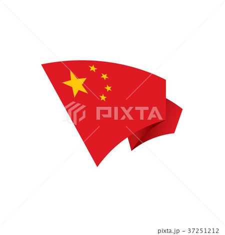 China flag, vector illustration 37251212