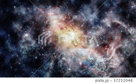 Night sky with nebula and stars. Elements of this 37252048