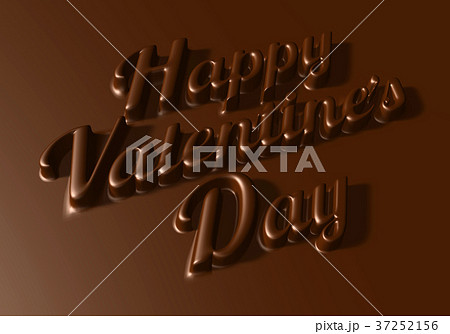 ハッピー バレンタイン チョコレートのイラスト素材