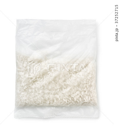 Top view of quick cooking rice bag Top view of quick cooking rice bag 37252715