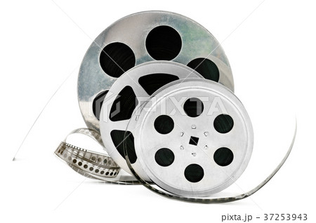 Film strip isolated on white background. 37253943