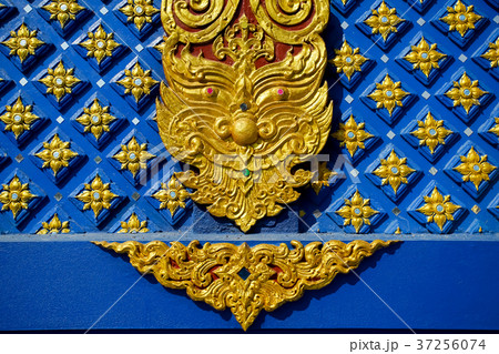 Beautiful Sculpture in the Wat Rong Sua Ten 37256074