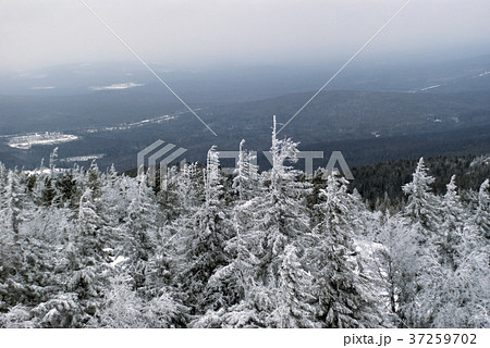 winter view from the top of the mountain  37259702