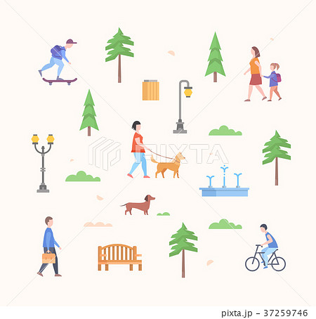 City park constructor - set of modern flat design City park constructor - set of modern flat design 37259746