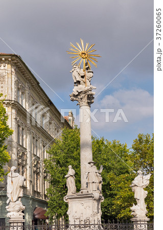 Plague Column at Fish Square in Bratislava. 37260065