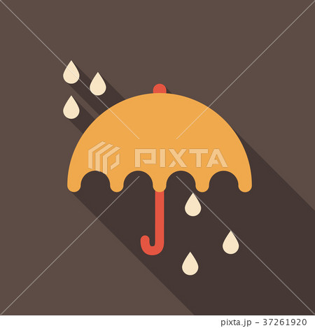 Umbrella rain icon on the background. Vector 37261920