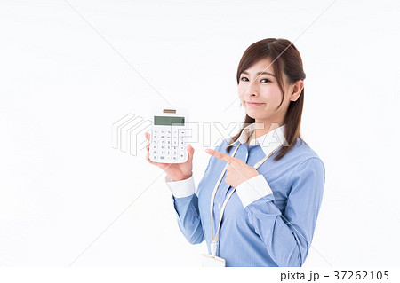 ビジネスウーマン（電卓） 37262105