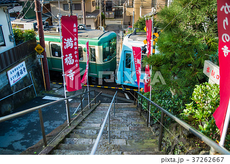 江ノ電 万福寺前 江ノ電 万福寺前 37262667