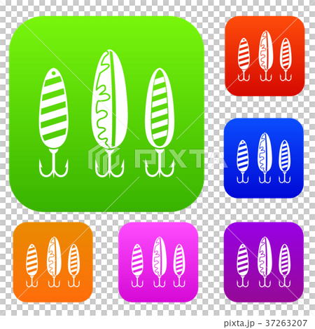 Plastic fishing lure set collection 37263207