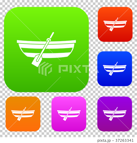 Fishing boat set collection 37263341