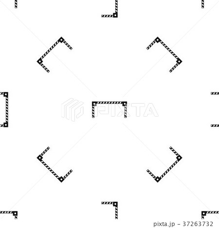 Barrier pattern seamless black 37263732