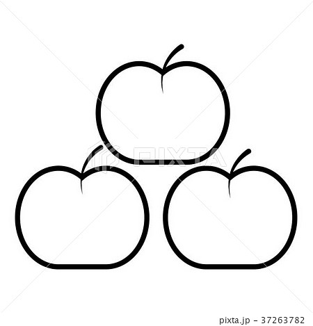 Apples icon , outline style Apples icon , outline style 37263782
