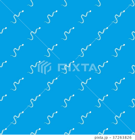 Snake wriggling pattern seamless blue 37263826