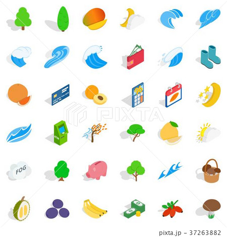 Viable icons set, isometric style 37263882
