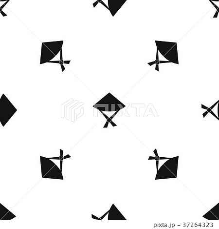 Vietnamese hat pattern seamless black 37264323