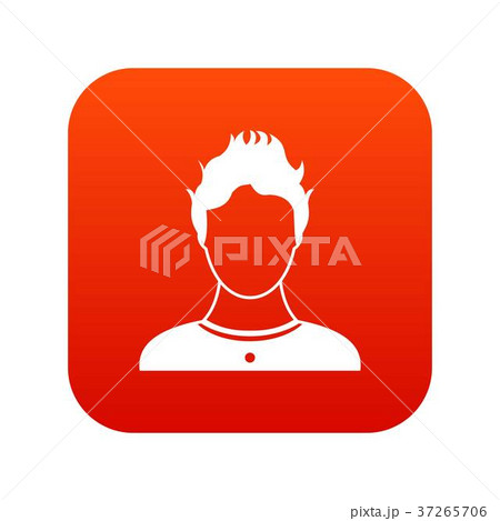User icon digital red User icon digital red 37265706