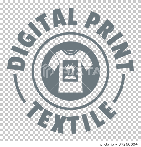 Digital print textile logo, simple style Digital print textile logo, simple style 37266004